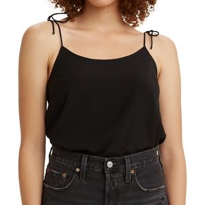 NWT Levi’s Gwen Black Tie Strap Camisole